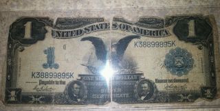 1899 Silver Certificate Dollar Black Eagle photo