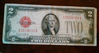 1928 G Two Dollar Bill photo
