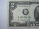 2 2003 - A $2 Two Dollar Bills Chicago Dist Rare Liar Poker Ser Number 5 - 6 ' S & 2 Small Size Notes photo 6