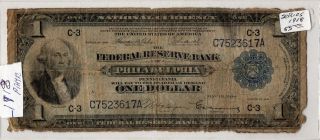 National Currency One Dollat Note photo