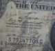 March 24th 1945 $1 Dollar Silver Certificate Short Snorter Operation Varsity Ww2 Small Size Notes photo 4