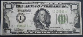 $100 Dollar Bill 1928a photo
