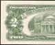 Unc 1963 $2 Dollar Bill Star United States Legal Red Seal Note Crisp Currency Small Size Notes photo 6