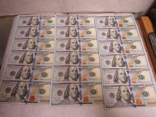18 Us $100 Dollar Bills Series 2009 A Consecutive Sequential Numbers - Estate photo