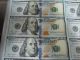 18 Us $100 Dollar Bills Series 2009 A Consecutive Sequential Numbers - Estate Small Size Notes photo 3