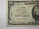 $20 1929 Paterson Jersey Nj National Currency Bank Note Bill Ch.  810 Paper Money: US photo 1