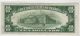1950 A Federal Reserve Note Ten Dollar Bill.  $10.  00.  Fancy.  24a Small Size Notes photo 1