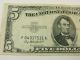 Silver Certificate $5 Dollar Bill Series 1953 A Small Size Notes photo 1