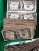 $1 Silver Certificates $400 Total Circulated 1935 And 1957 Small Size Notes photo 2
