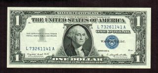 1957 A $1 Silver Certificate Choice Au More Currency 4 photo