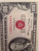 1966 Red Seal Star One Hundred Dollars Small Size Notes photo 2