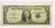1935 - E.  Choice About Uncirculated.  $1 Silver Certificate.  Us Paper Currency. Small Size Notes photo 2