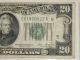 1928 Richmond $20 F.  R.  Note And 1934 York $10 F.  R.  Note Look Small Size Notes photo 2