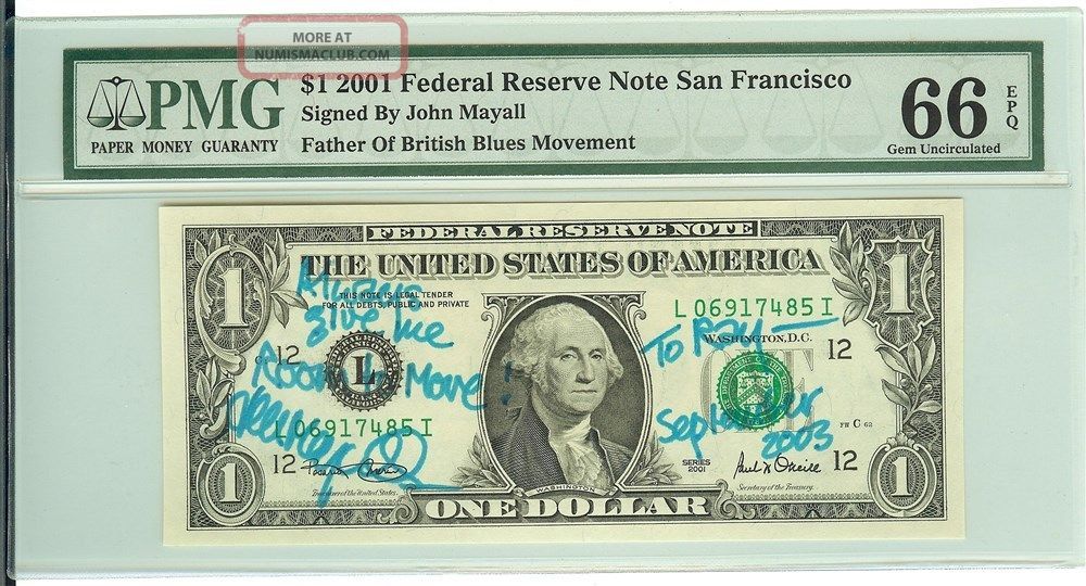 Paper money grading image