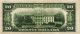 1934 - D $20 Federal Reserve Note (narrow) - Chicago - Fr 2058 - G G49006383b Small Size Notes photo 1