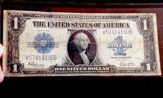 1923 Large Size Silver Certificates $1.  F.  32 Off Reduc 12/20 photo