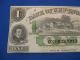Unc Bank Of England Connecticut $1 Obsolete Bank Note One Dollar Paper Money: US photo 1