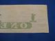 Unc Bank Of England Connecticut $1 Obsolete Bank Note One Dollar Paper Money: US photo 5
