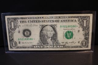 1 One 2006 Series Dollar Bill Star Note York,  York Federal Reserve photo