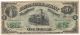 1871 Brunswick & Albany Railroad Company Georgia $1 Obsolete Note Paper Money: US photo 1