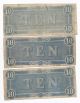 Solid Group Of Confederate Currency 1864 Paper Money: US photo 1