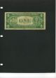 Very Rare Us $1 Silver Certificate 1935 Scarce Ea Block Blue Seal. Small Size Notes photo 1