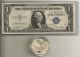 1922 - P $1 Peace Silver Dollar,  1935d $1 Silver Certificate (you Get Both) Wow Small Size Notes photo 1
