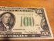 100.  00 Bill 1934 San Fran Paper Money: US photo 2