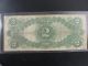 $1 & $2 1917 Legal Tender Red Seals Large Size Notes photo 4