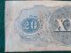 1863 Ct - 58 Union $20 Contemporary Counterfeit Note - No Cross Cut Cancel - Sept.  63 Paper Money: US photo 7