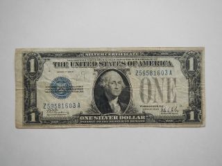 Silver Certificate 1928 1 Dollar Bill Funny Back Note Paper Money Currency Usa N photo