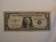 1957 One Dollar Silver Certificates.  Blue Seal (quantity - 2) Small Size Notes photo 2