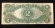 1917 Circulated$2 Two Dollar Red Seal United States Large Note Large Size Notes photo 1
