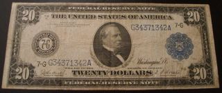 1914 $20 Dollar 