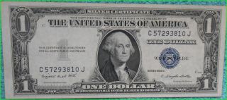 1935 - G Us Silver Certificate 1.  00 Bank Note Uninsured 32 photo