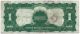 1899 $1 Black Eagle Large Silver Certificate (fr 232) Large Size Notes photo 1