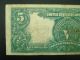 1899 $5 Five Dollar Indian Chief Silver Certificate Large Note Large Size Notes photo 4