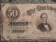 1863 Confederate $50 Note - 1st Series - April 6th 1863 - Circulated - July 63 Stamp Paper Money: US photo 2