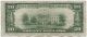 1929 $20 Federal Reserve Bank Of Chicago - National Currency Paper Money: US photo 2