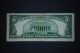 1934 D $5 Silver Certificate Blue Seal Small Note Estate Find Small Size Notes photo 5
