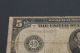 1914 $5 Dollar Federal Reserve Note Bank Of Cleveland,  Oh Blue Seal Estate Find Large Size Notes photo 4