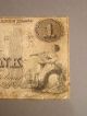 Obsolete Currency Phenix Bank Of Providence,  Ri,  One Dollar Eagle,  19th Century Paper Money: US photo 2