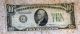 1934 A $10 Federal Reserve Note Cleveland Green Seal Large Size Notes photo 1