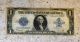 1923 $1 One Silver Certificate Blue Seal R88490396d Speelman White Large Size Notes photo 2