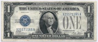 1928 - A $1 Funny Back Small Silver Certificate (fr 1601) 