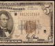 1929 $5 Dollar Bill Federal Reserve Bank Note Old Paper Money National Currency Small Size Notes photo 1