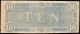 1864 $10 Dollar Bill Confederate States Currency Civil War Note Old Paper Money Paper Money: US photo 2