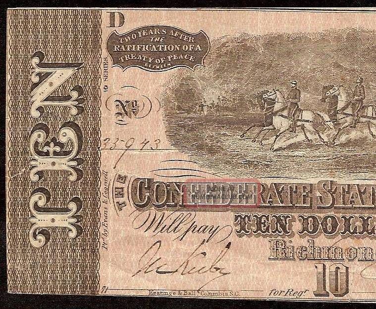 confederate paper money confederate paper money