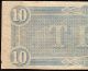 1864 $10 Dollar Bill Confederate States Currency Civil War Note Old Paper Money Paper Money: US photo 5