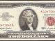 Unc 1963 $2 Two Dollar Bill United States Legal Tender Red Seal Note Currency Small Size Notes photo 1
